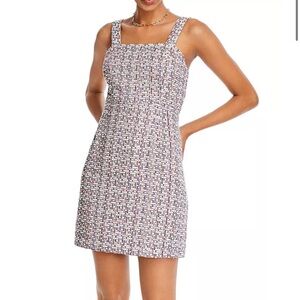 Aqua tweed dress XS. Never worn.